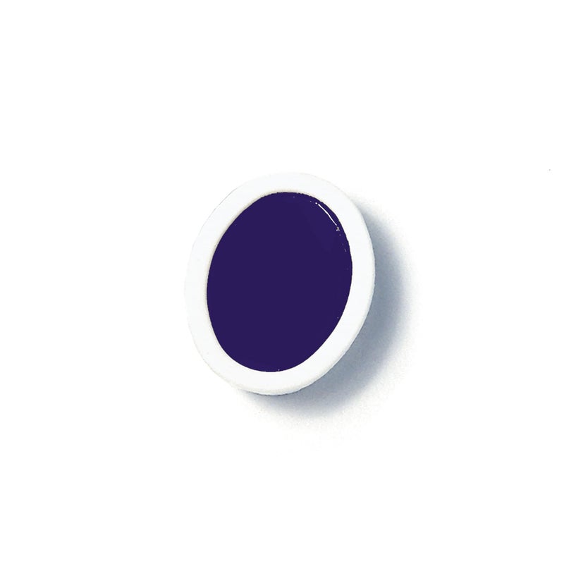 Prang PAINT WATERCOLOR WATERCOLOR OVAL PAN BLUE VIOLET REFILL TWO STRIPS OF 6 - Image 1